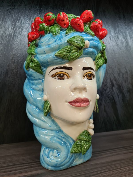 Ваза Strawberries Head Lady (арт.201202-82) ABHIKA