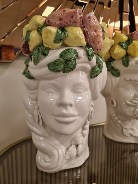 Ваза NO FACE HEAD VASE LADY (арт.201204-MV) ABHIKA