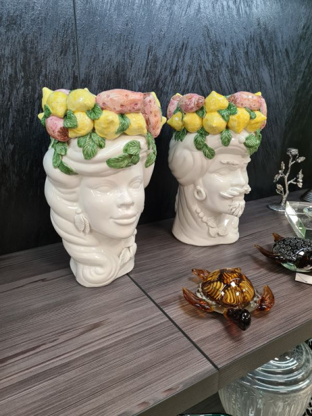 Ваза NO FACE HEAD VASE LADY (арт.201204-MV) ABHIKA