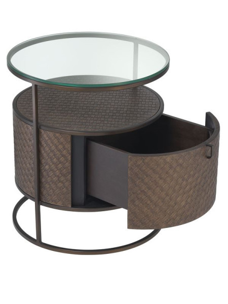 Приліжковий столик Eichholtz Napa Valley Ø50cm Eichholtz