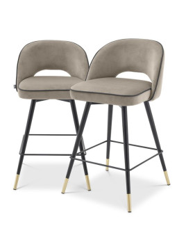 Полубарный вращающийся стул Eichholtz Cliff set of 2