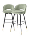 Swivel Bar Stool Cliff set of 2 Eichholtz