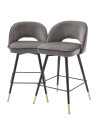 Swivel Counter Stool Cliff set of 2 Eichholtz