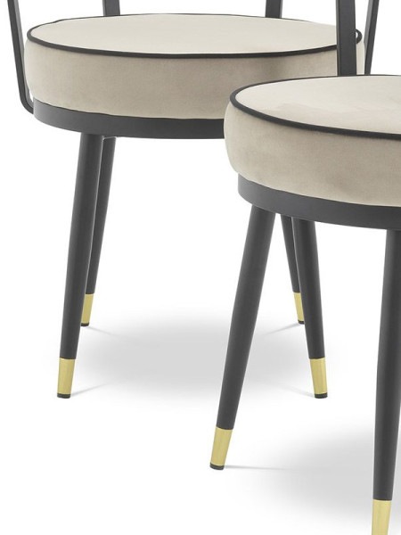 Chair Vico set of 2 Eichholtz
