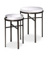 Столик Eichholtz Hoxton set of 2 Ø40\30cm Eichholtz