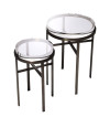 Столик Eichholtz Hoxton set of 2 Ø40\30cm Eichholtz