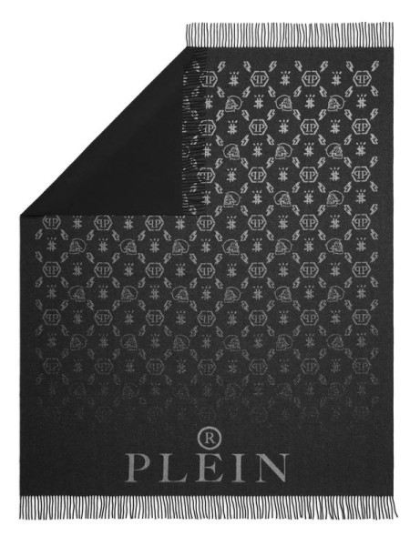Плед Cashmere Monogram 185x130cm (арт.PP0193) Philipp Plein