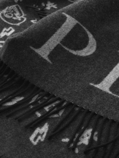 Плед Cashmere Monogram 185x130cm (арт.PP0193) Philipp Plein