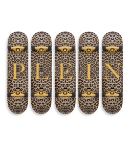 Настенный декор Skateboard Leopard PLEIN (арт.PP0075)