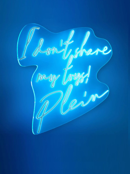 Неоновий надпис I Don't Share My Toys (арт.PP0217) Philipp Plein