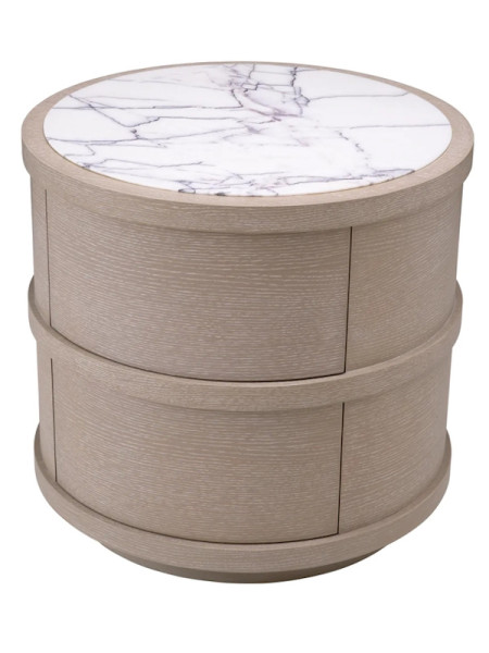 Bedside table Cabana round Eichholtz