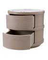 Bedside table Cabana round Eichholtz