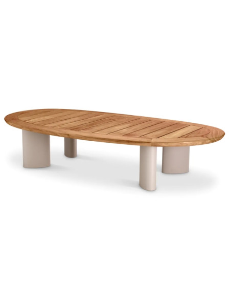 Кофейный уличный столик Eichholtz Free Form 170x85cm Eichholtz