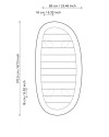 Кофейный уличный столик Eichholtz Free Form 170x85cm Eichholtz
