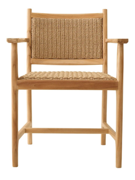 Outdoor Dining Chair with arm Pivetti Eichholtz