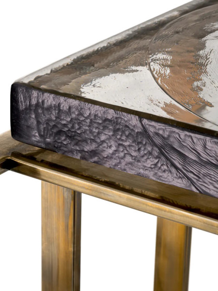 Side Table Crescent 45x45cm Eichholtz