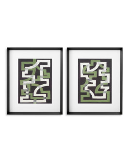Prints Window Trellis 75x90cm