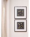 Prints Black Squares 75x75cm Eichholtz