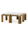 Кофейный столик Eichholtz Sunwood 105x105 Eichholtz