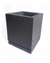 Вазон CUBE XS Black 8x8cm K&K