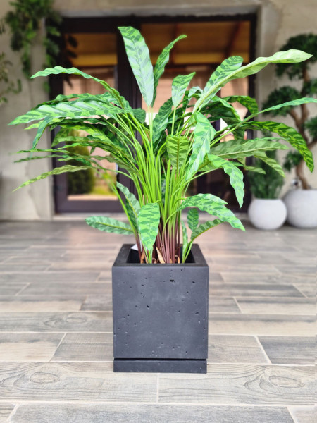 Вазон CUBE L Black 32x32cm K&K