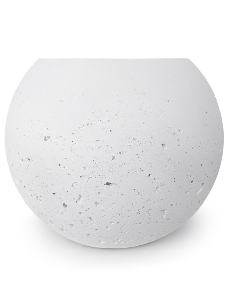 Вазон SFERA L White Ø42cm K&K