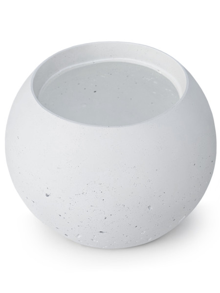 Вазон SFERA L White Ø42cm K&K