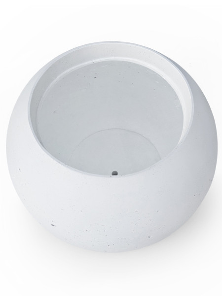 Вазон SFERA L White Ø42cm K&K