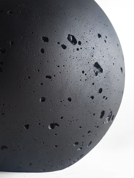 Вазон SFERA L Black Ø42cm K&K