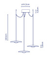 Люстра Ginger 3 Ø20cm (арт.A662-184) MARSET