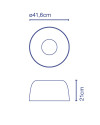 Люстра Djembe Grey Ø40cm (арт.A681-105) MARSET