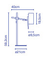 Table Lamp Scantling (арт.A626-005) MARSET