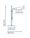 Table Lamp Funiculi (арт.A641-022) MARSET