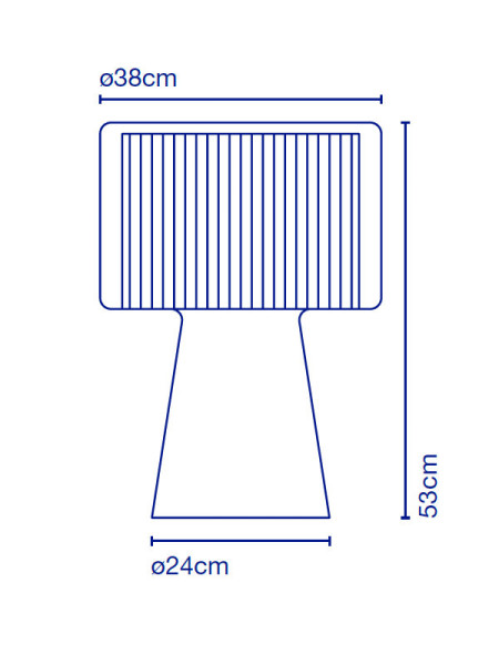 Настільна лампа Merсer Ø38cm (арт.A89-001) MARSET