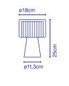 Table Lamp Merсer Mini Ø18cm (арт.A89-008) MARSET