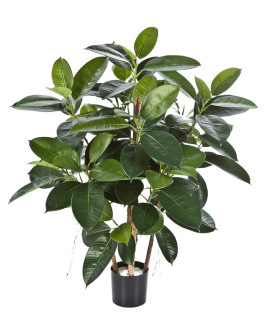 Искусственное растение Ficus Elastica / Фикус Эластика H90cm