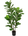 Искусственное растение Ficus Fiddle Tree / Фикус лировидный H130cm NKoop DP