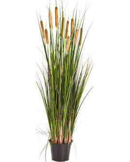 Искусственное растение Grass Cattail / Трава Рогоз (камыш) H120cm