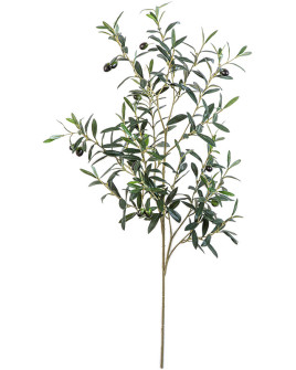 Artificial Plant Olive Giant with Fruits branch H109cm