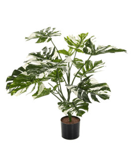 Искусственное растение Monstera Split Philo / Монстера пёстрая H85cm