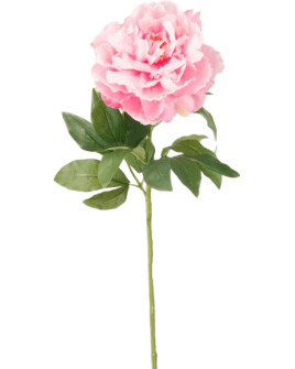 Artificial flower Peony Pink H65cm