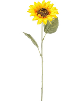 Artificial flower Sunflower Yellow H62cm