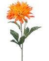 Artificial flower Dahlia Orange H60cm NKoop EEG