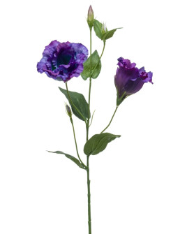 Artificial flower Eustoma Violet H60cm