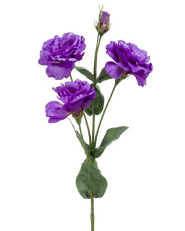 Artificial flower Eustoma Violet H63cm