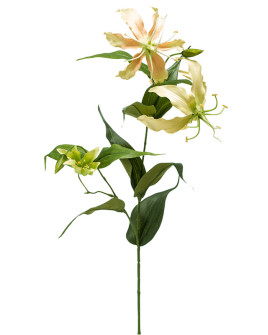 Искусственный цветок Gloriosa Yellow / Глориоза H75cm