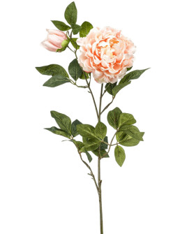 Artificial flower Peony Peach H100cm