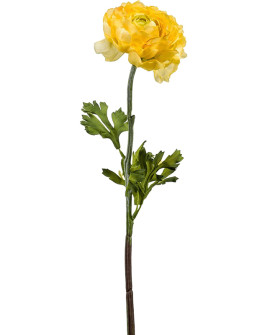 Искусственный цветок Ranunculus Yellow / Лютик желтый H50cm