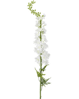 Искусственный цветок Delphinium White / Дельфиниум (Живокость) H130cm