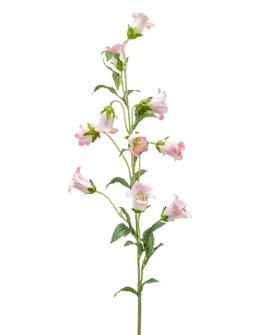Artificial Flower Campanula Pink H88cm